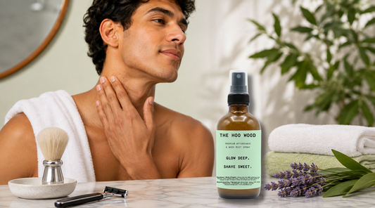 ShaveHeal aftershave and body mist for a post-shave skincare routine